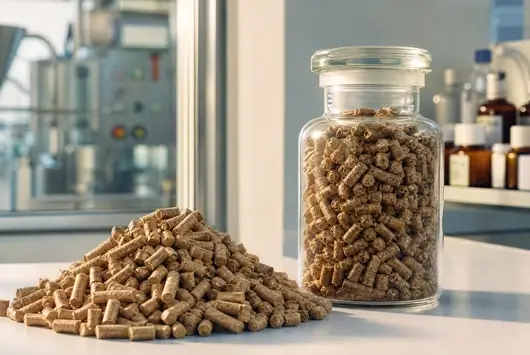 Biomass fuel for pharmaceutical industries